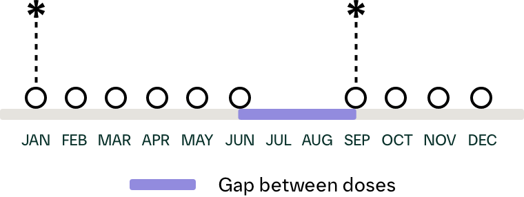 What is the basis for the Window of Infection time frame?